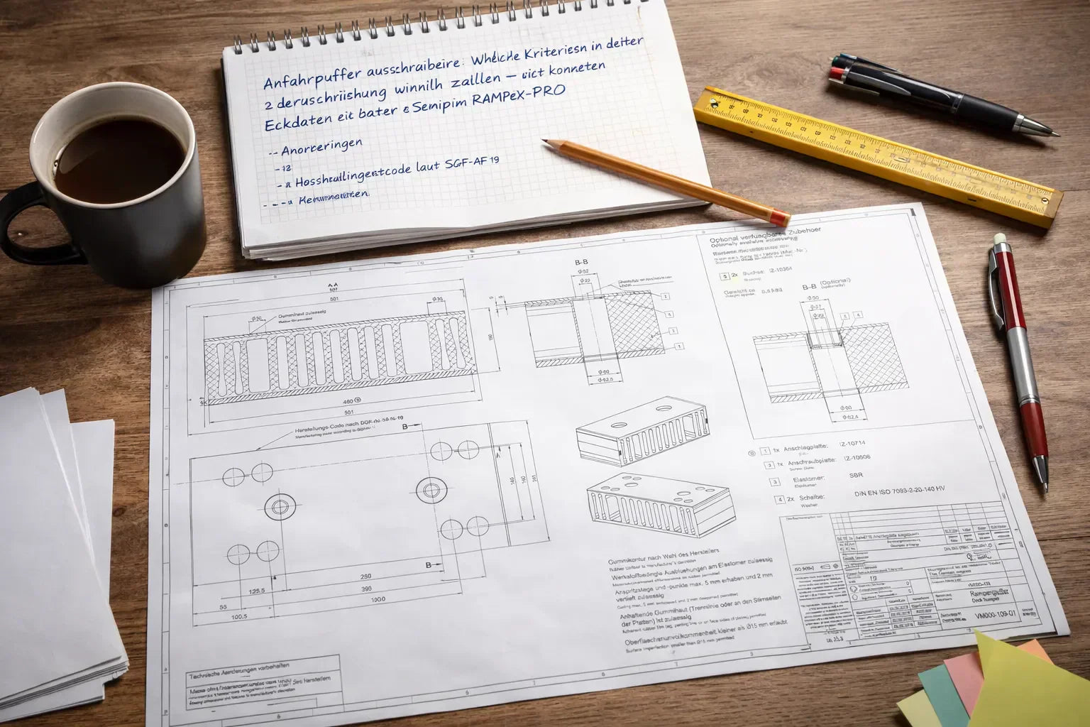 Tendering for buffer stops: Which criteria really matter in the tender – with specific key data using the example of RAMPEX-PRO